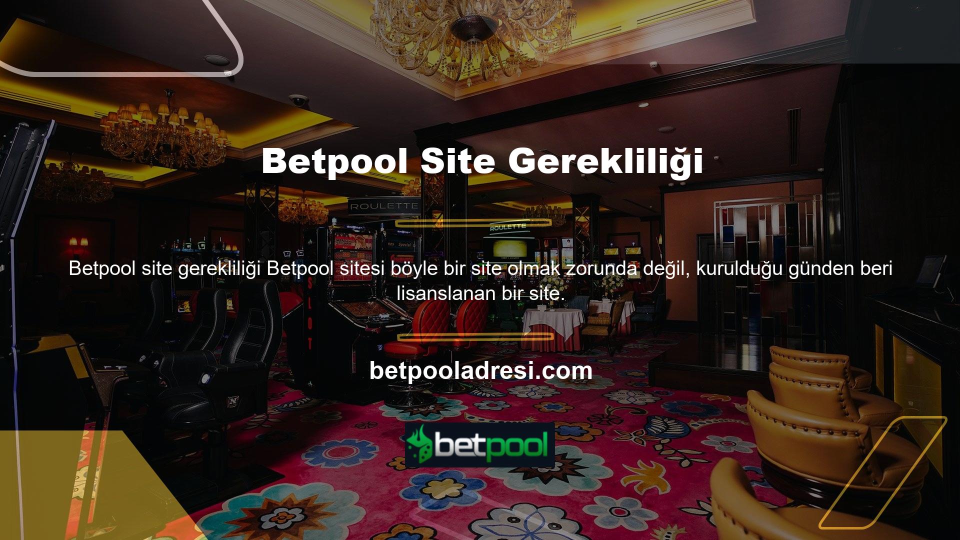 Betpool lisans bilgileri